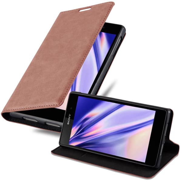 Sony Xperia Z1 Suojakotelo Suojakuori Lompakkokotelo Matkapuhelinkotelo jossa magneettisuljenta, jalusta-toiminto ja korttitasku