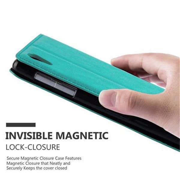 Sony Xperia Z1 Fodral Skal Plånboksfodral Case med magnetisk stängning, ståfunktion och kortficka