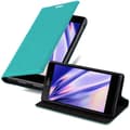 Miniatyrbild 1 av 7: Sony Xperia Z1 Fodral Skal Plånboksfodral Case med magnetisk stängning, ståfunktion och kortficka