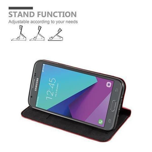 Lommebokdeksel til Samsung Galaxy J5 2017 US Version Deksel med magnetisk lukking, stativfunksjon og kortlomme