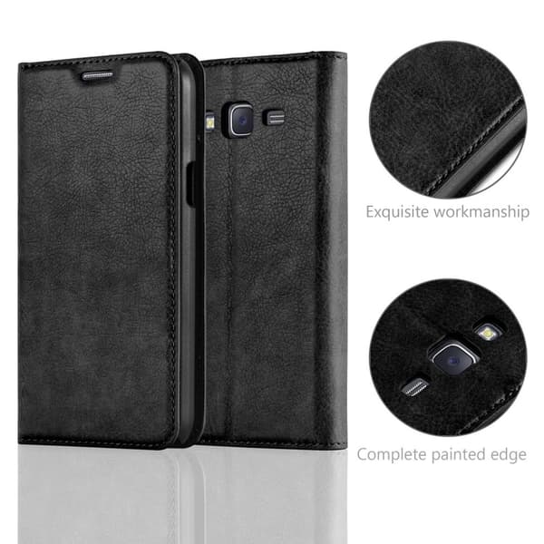 Samsung Galaxy J7 2015 Suojakotelo Suojakuori Lompakkokotelo Matkapuhelinkotelo jossa magneettisuljenta, jalusta-toiminto ja korttitasku