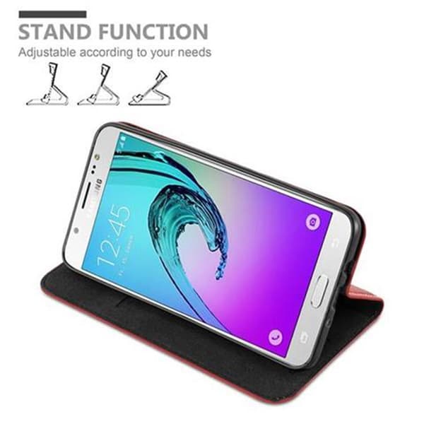 Lommebokdeksel til Samsung Galaxy J7 2016 Deksel med magnetisk lukking, stativfunksjon og kortlomme