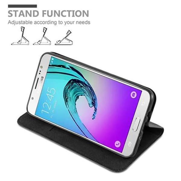 Lommebokdeksel til Samsung Galaxy J7 2016 Deksel med magnetisk lukking, stativfunksjon og kortlomme