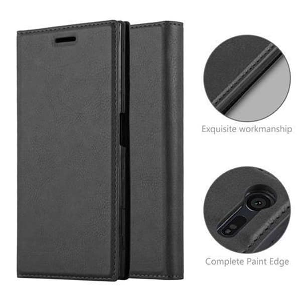 Sony Xperia X COMPACT Suojakotelo Suojakuori Lompakkokotelo Matkapuhelinkotelo jossa magneettisuljenta, jalusta-toiminto ja korttitasku
