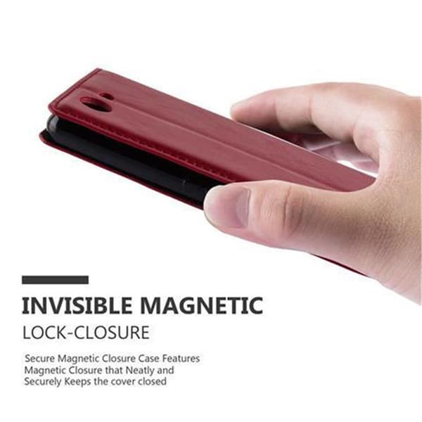 Sony Xperia Z3 COMPACT Fodral Skal Plånboksfodral Case med magnetisk stängning, ståfunktion och kortficka
