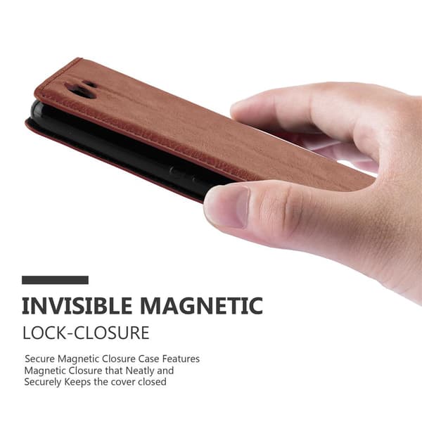 Sony Xperia Z3 COMPACT Fodral Skal Plånboksfodral Case med magnetisk stängning, ståfunktion och kortficka