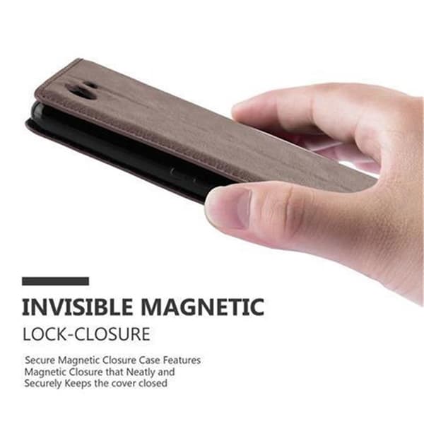 Sony Xperia Z3 COMPACT Fodral Skal Plånboksfodral Case med magnetisk stängning, ståfunktion och kortficka
