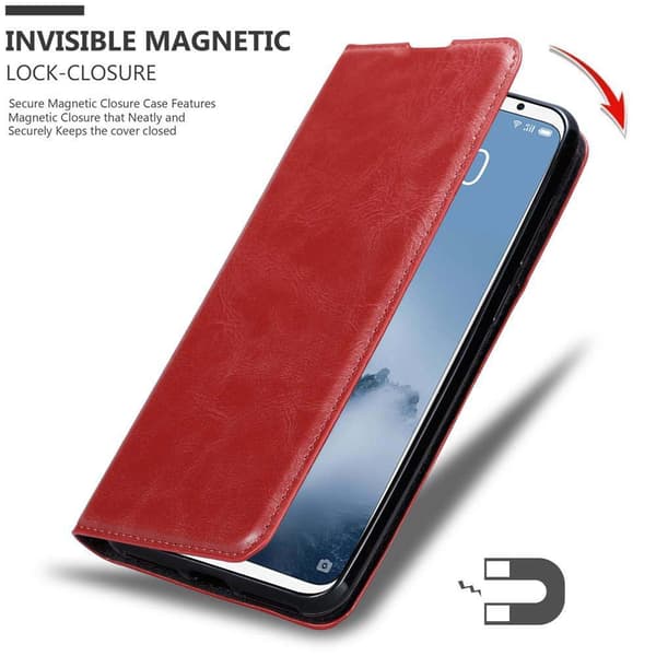 MEIZU 16 Suojakotelo Suojakuori Lompakkokotelo Matkapuhelinkotelo jossa magneettisuljenta, jalusta-toiminto ja korttitasku