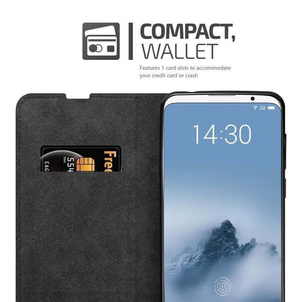 MEIZU 16 Suojakotelo Suojakuori Lompakkokotelo Matkapuhelinkotelo jossa magneettisuljenta, jalusta-toiminto ja korttitasku