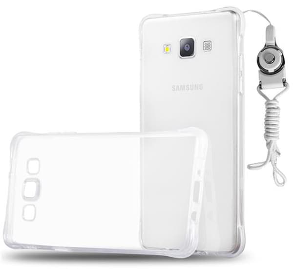Samsung Galaxy A7 2015 Suojakuori Suojakotelo Small Waist -laitteelle joustavasta TPU-silikonista, jossa on silmukka