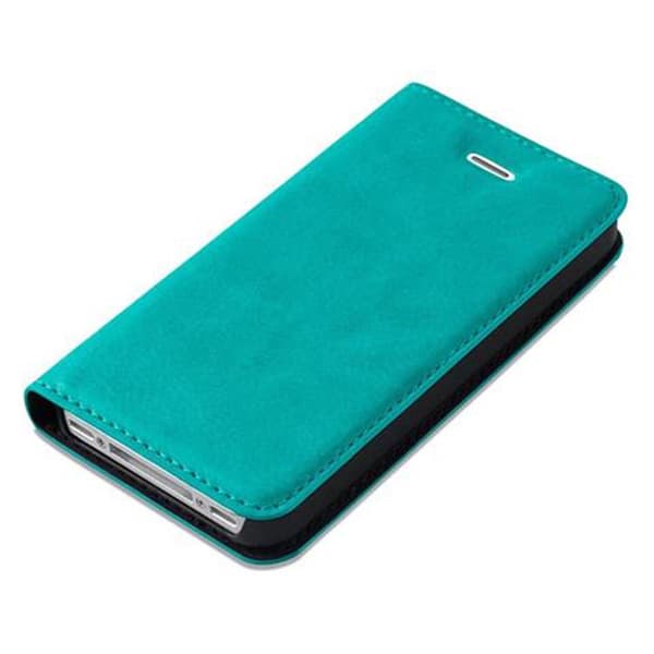 iPhone 4 / 4S Fodral Skal Plånboksfodral Case med magnetisk stängning, ståfunktion och kortficka