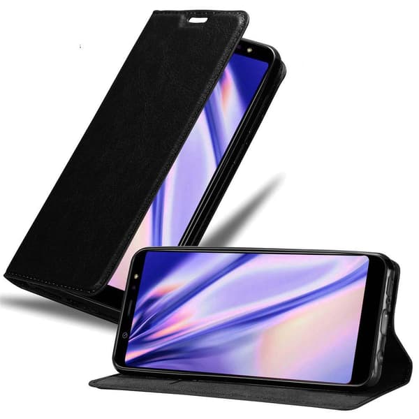 Samsung Galaxy A6 PLUS 2018 Suojakotelo Suojakuori Lompakkokotelo Matkapuhelinkotelo jossa magneettisuljenta, jalusta-toiminto ja korttitasku