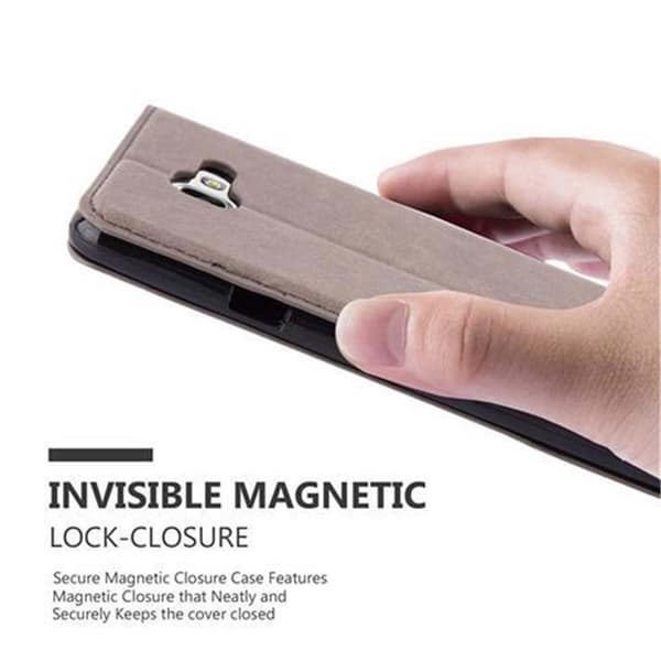 Lommebokdeksel til Samsung Galaxy A7 2016 Deksel med magnetisk lukking, stativfunksjon og kortlomme