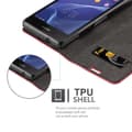 Miniatyrbilde 3 av 7: Lommebokdeksel til Sony Xperia Z2 COMPACT Deksel med magnetisk lukking, stativfunksjon og kortlomme