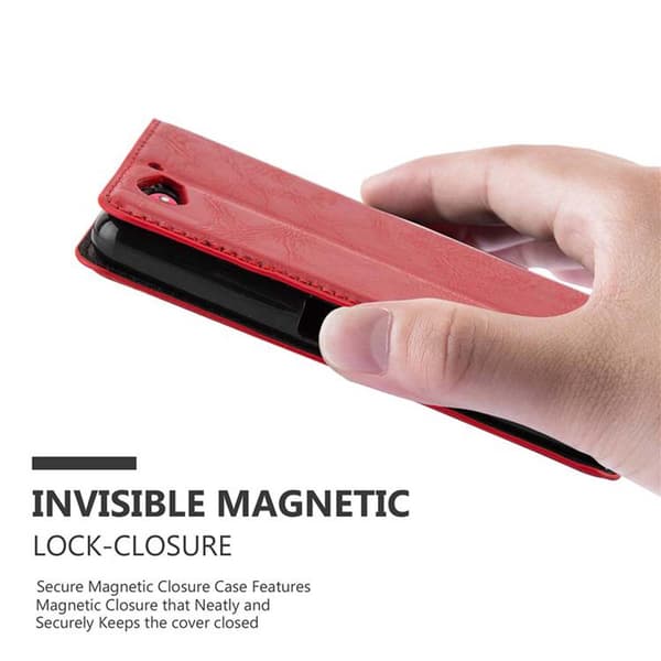 Sony Xperia Z2 COMPACT Fodral Skal Plånboksfodral Case med magnetisk stängning, ståfunktion och kortficka
