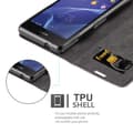 Miniatyrbilde 5 av 11: Lommebokdeksel til Sony Xperia Z2 COMPACT Deksel med magnetisk lukking, stativfunksjon og kortlomme