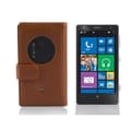Pikkukuva 3 / 3: Nokia Lumia 1020 Lompakkokotelo Matkapuhelinkotelo Suojakotelo Suojakuori sileää tekonahkaa ja korttitasku
