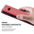 Miniatyrbild 6 av 7: Samsung Galaxy A7 2015 Fodral Skal Plånboksfodral Case med magnetisk stängning, ståfunktion och kortficka