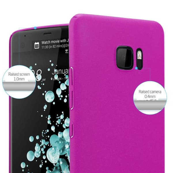 HTC U ULTRA Fodral Skal Hard Case Mobilskydd i Frosted utseende mot repor och stötar