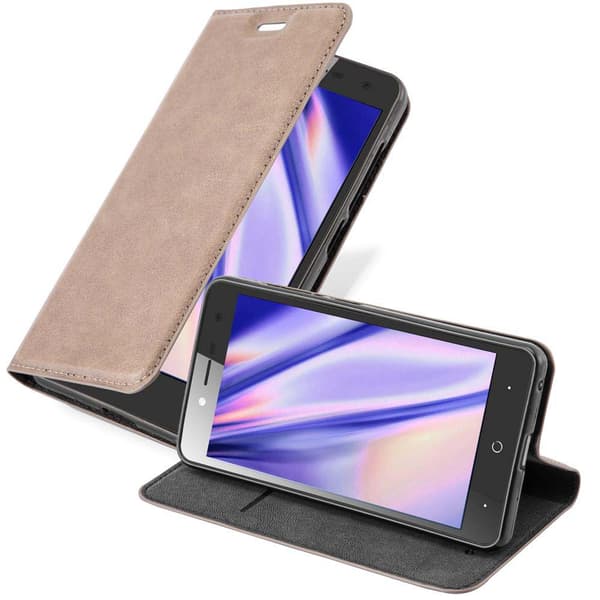 ZTE Blade L7 Cover Etui Case () KAFFE BRUN