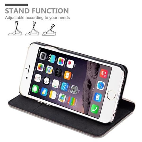 iPhone 6 PLUS / 6S PLUS Fodral Skal Plånboksfodral Case med magnetisk stängning, ståfunktion och kortficka