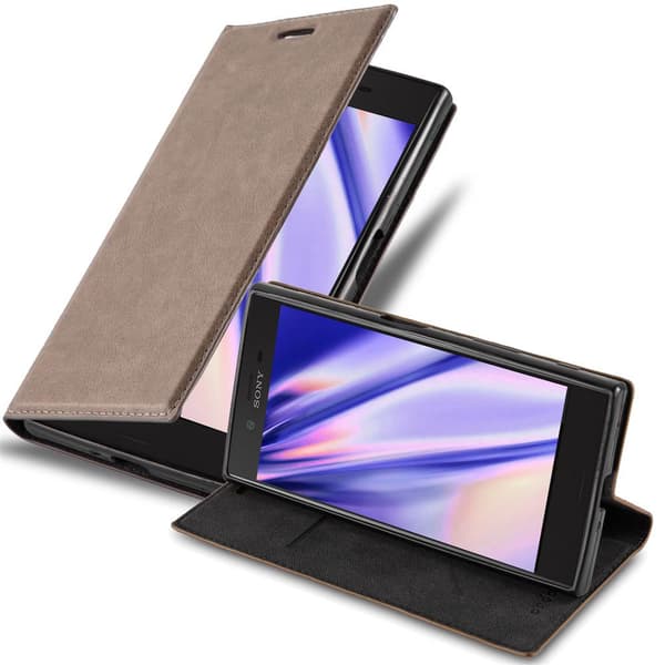 Sony Xperia XZ / XZs Fodral Skal Plånboksfodral Case med magnetisk stängning, ståfunktion och kortficka