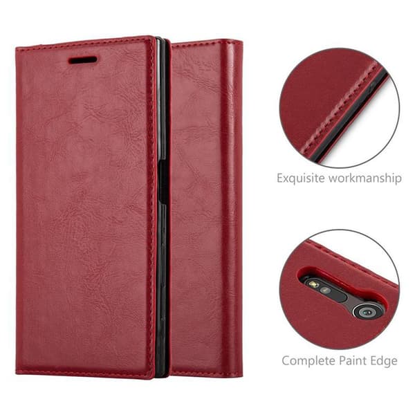 Sony Xperia XZ / XZs Fodral Skal Plånboksfodral Case med magnetisk stängning, ståfunktion och kortficka