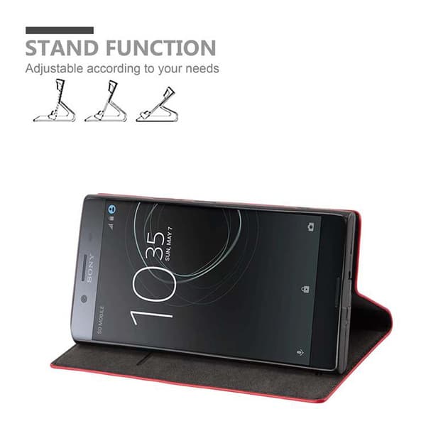 Sony Xperia XZ PREMIUM Fodral Skal Plånboksfodral Case med magnetisk stängning, ståfunktion och kortficka