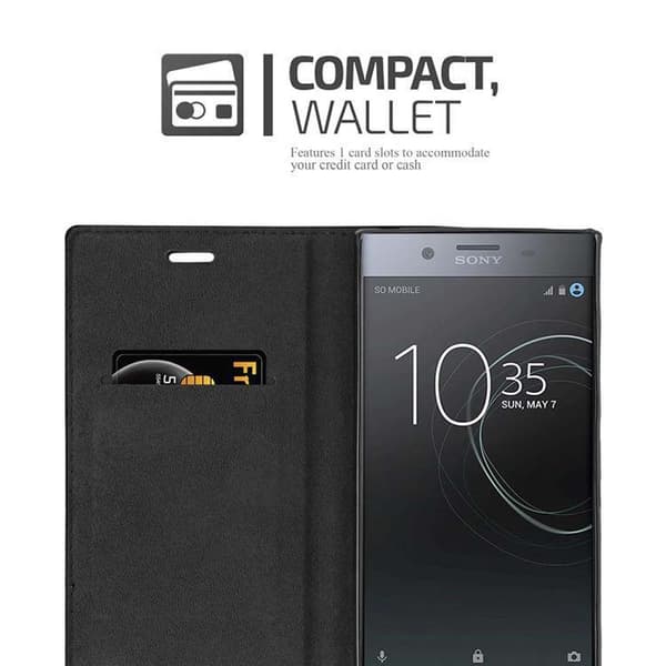 Sony Xperia XZ PREMIUM Fodral Skal Plånboksfodral Case med magnetisk stängning, ståfunktion och kortficka