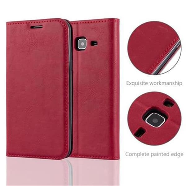 Samsung Galaxy J3 2016 Fodral Skal Plånboksfodral Case med magnetisk stängning, ståfunktion och kortficka