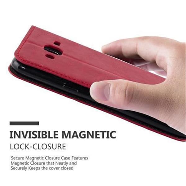 Samsung Galaxy J3 2016 Fodral Skal Plånboksfodral Case med magnetisk stängning, ståfunktion och kortficka