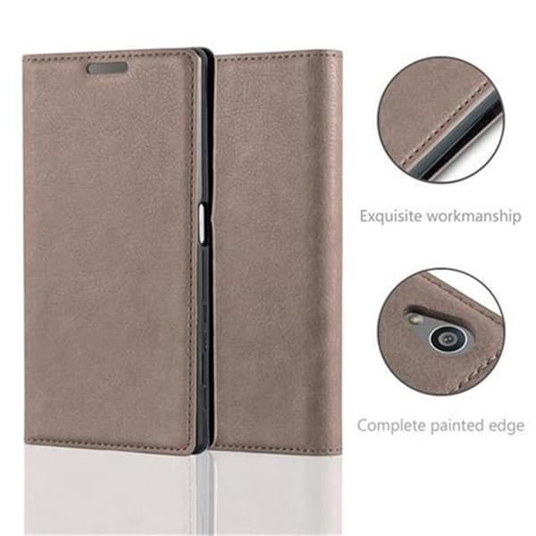 Sony Xperia Z5 Suojakotelo Suojakuori Lompakkokotelo Matkapuhelinkotelo jossa magneettisuljenta, jalusta-toiminto ja korttitasku