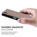 Pikkukuva 5 / 7: Sony Xperia Z5 Suojakotelo Suojakuori Lompakkokotelo Matkapuhelinkotelo jossa magneettisuljenta, jalusta-toiminto ja korttitasku