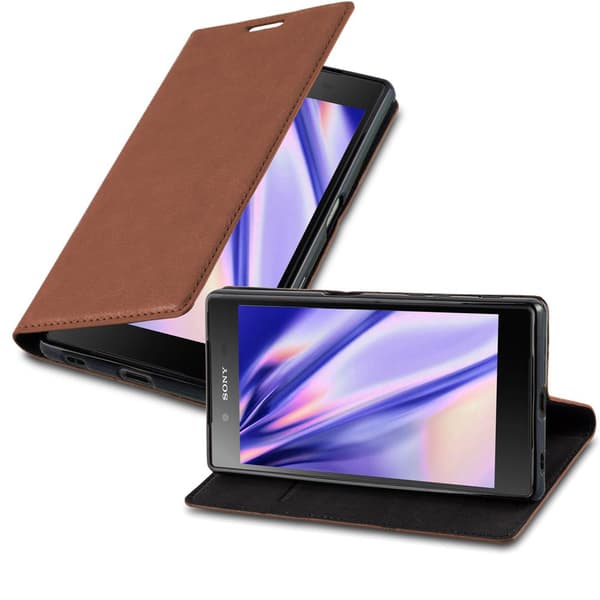Sony Xperia Z5 Suojakotelo Suojakuori Lompakkokotelo Matkapuhelinkotelo jossa magneettisuljenta, jalusta-toiminto ja korttitasku