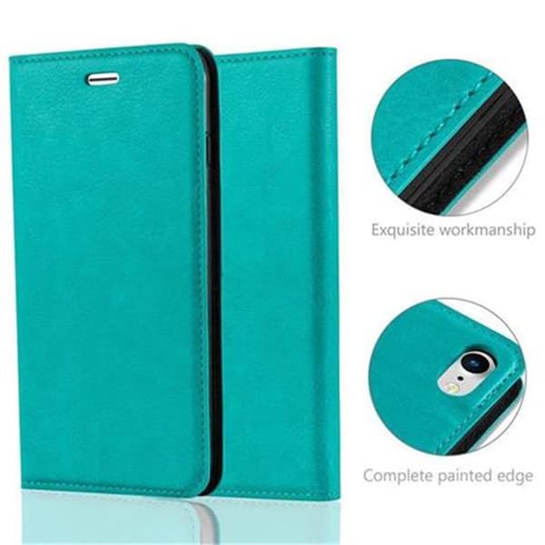 iPhone 7 / 7S / 8 / SE 2020 Fodral Skal Plånboksfodral Case med magnetisk stängning, ståfunktion och kortficka