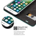 Miniatyrbild 5 av 7: iPhone 7 / 7S / 8 / SE 2020 Fodral Skal Plånboksfodral Case med magnetisk stängning, ståfunktion och kortficka