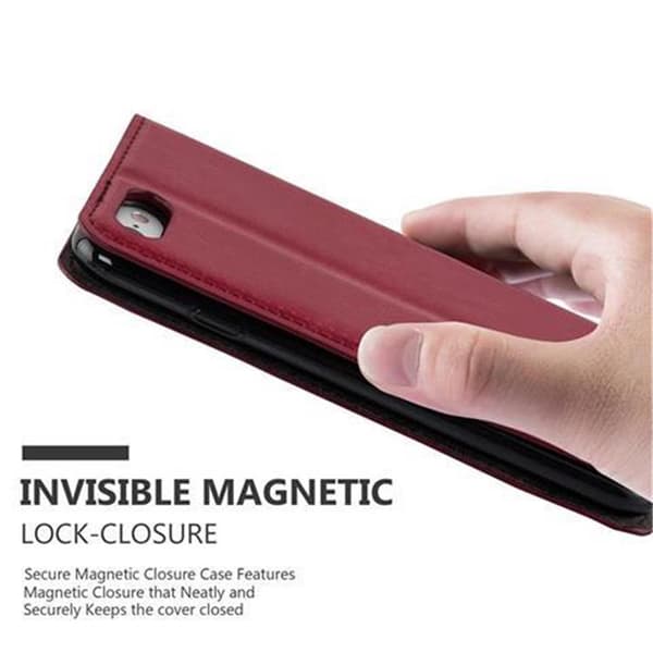 iPhone 7 / 7S / 8 / SE 2020 Fodral Skal Plånboksfodral Case med magnetisk stängning, ståfunktion och kortficka