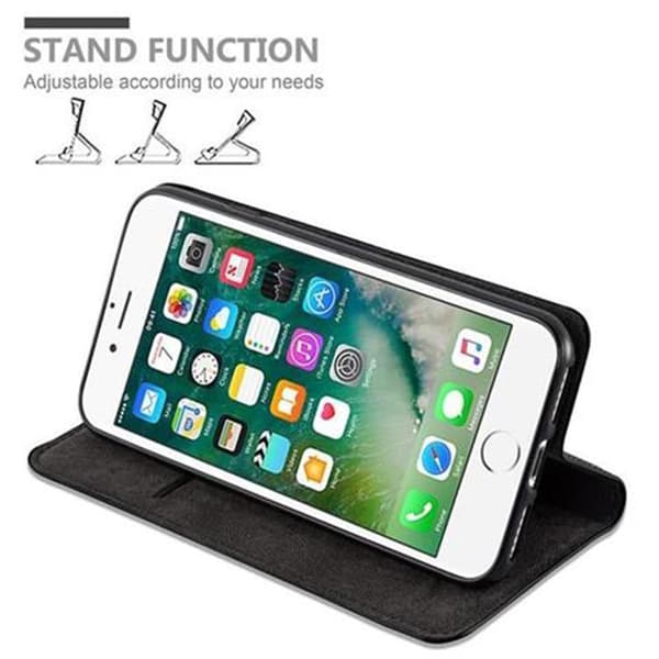 iPhone 7 / 7S / 8 / SE 2020 Fodral Skal Plånboksfodral Case med magnetisk stängning, ståfunktion och kortficka