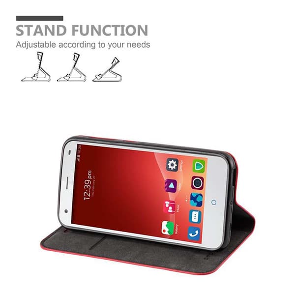 ZTE Blade S6 Fodral Skal Plånboksfodral Case med magnetisk stängning, ståfunktion och kortficka
