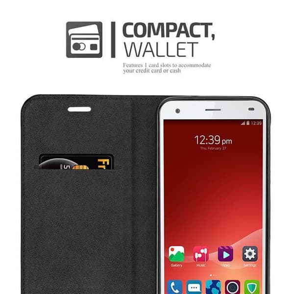 ZTE Blade S6 Fodral Skal Plånboksfodral Case med magnetisk stängning, ståfunktion och kortficka