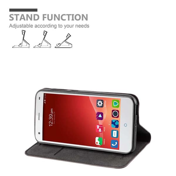 ZTE Blade S6 Fodral Skal Plånboksfodral Case med magnetisk stängning, ståfunktion och kortficka