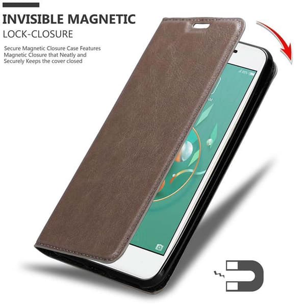 ZTE Nubia M2 LITE Suojakotelo Suojakuori Lompakkokotelo Matkapuhelinkotelo jossa magneettisuljenta, jalusta-toiminto ja korttitasku