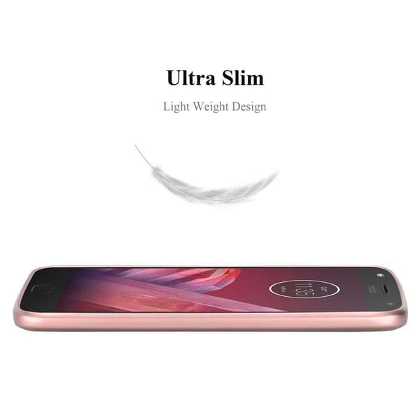 Motorola MOTO Z2 PLAY / Z2 FORCE Suojakuori Hard Case Suojakotelo metallin näköinen suojus naarmuja ja iskuja vastaan