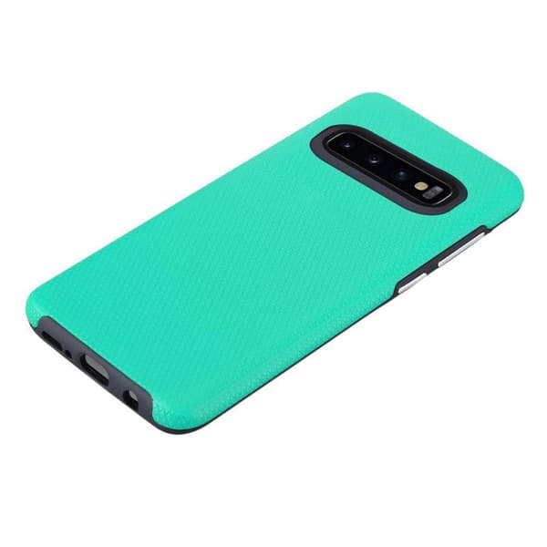Samsung Galaxy S10 4G Suojakuori Suojakotelo Outdoor jossa on ylimääräinen pito ja liukastumista estävä pinta kolmiomuotoilulla joka on valmistettu