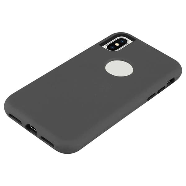 iPhone X / XS Suojakuori Suojakotelo Hybridisuojus jossa on TPU-silikoni sisäpuolella ja 2-osainen muovi ulkopuolella