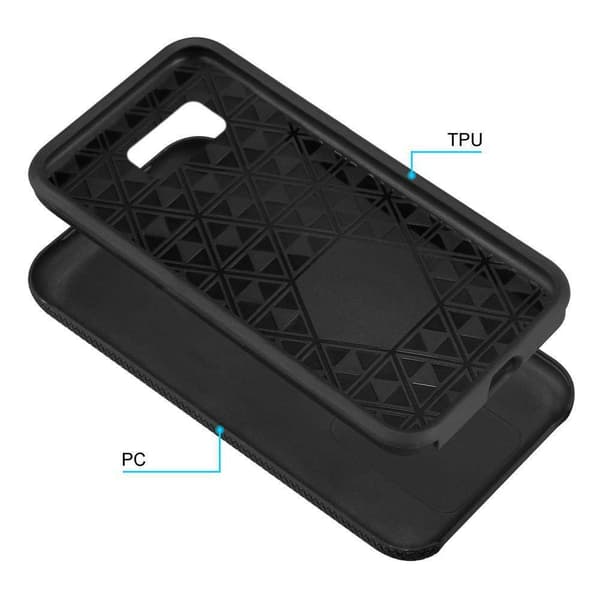 Deksel til Samsung Galaxy S8 PLUS Outdoor Hybrid beskyttelsesdeksel med ekstra grep og sklisikker overflate i trekantdesign