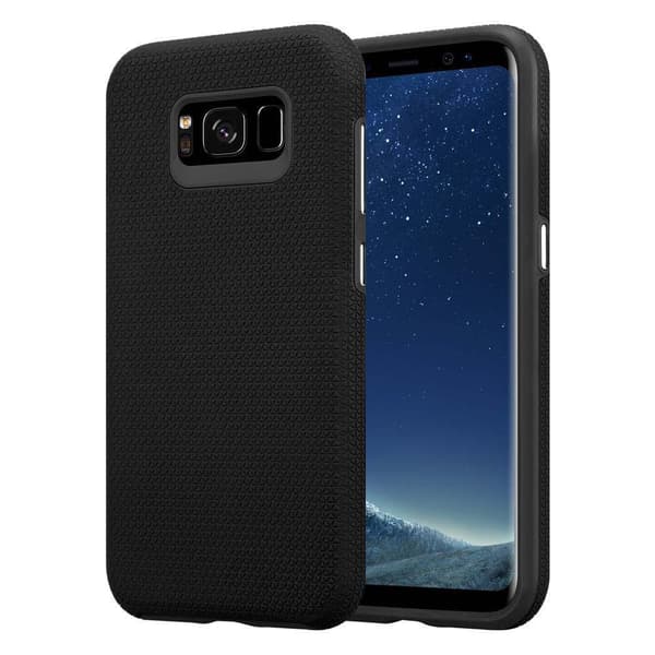 Deksel til Samsung Galaxy S8 PLUS Outdoor Hybrid beskyttelsesdeksel med ekstra grep og sklisikker overflate i trekantdesign