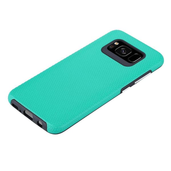 Samsung Galaxy S8 PLUS Suojakuori Suojakotelo Outdoor jossa on ylimääräinen pito ja liukastumista estävä pinta kolmiomuotoilulla joka on valmistettu