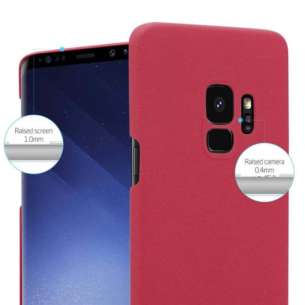 Deksel for Samsung Galaxy S9 Hardt Case Beskyttende i frostet look mot riper og støt
