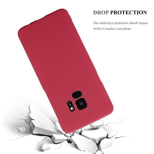Deksel for Samsung Galaxy S9 Hardt Case Beskyttende i frostet look mot riper og støt